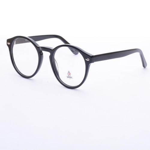 Oval-shaped eyeglass frames – high-quality TR material in distinctive colors, non-prescription – with original case and cleaning cloth