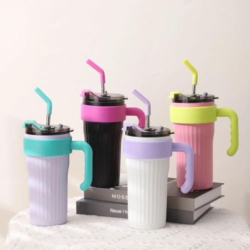 SUPERIOR INSULATION STAINLESS CUP – Keeps your coffee warm and your juice iced for long hours, modern design with attractive colors to suit all tastes
