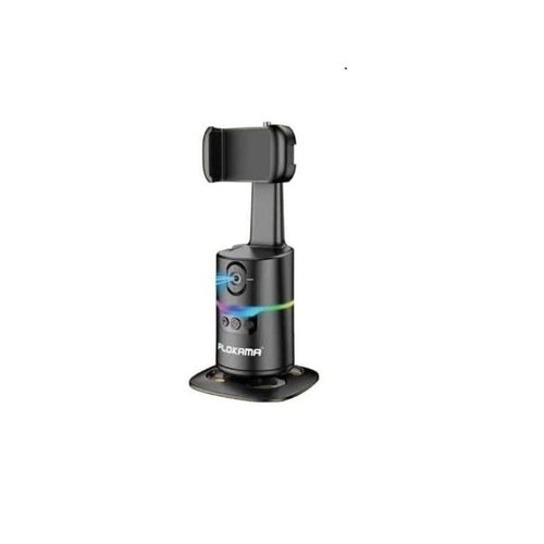 PLOKAMA AUTO-A20 Mobile Phone Stabilizer with 360Â° Face Tracking, Type-C Port, and Remote Control - Ideal for Content Creators, Selfies, Makeup Sessions, and Lectures