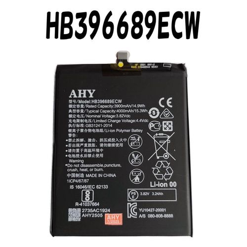 Rechargeable Lithium-ion Polymer Battery Model (HB396689ECW) - Compatible with Huawei phones such as Huawei Mate 9, Mate 9 Pro, Y7 (2017/2019), Y7 Prime, Y9 (2018/2019), Honor 8C, Enjoy 7 Plus, Nova Lite Plus