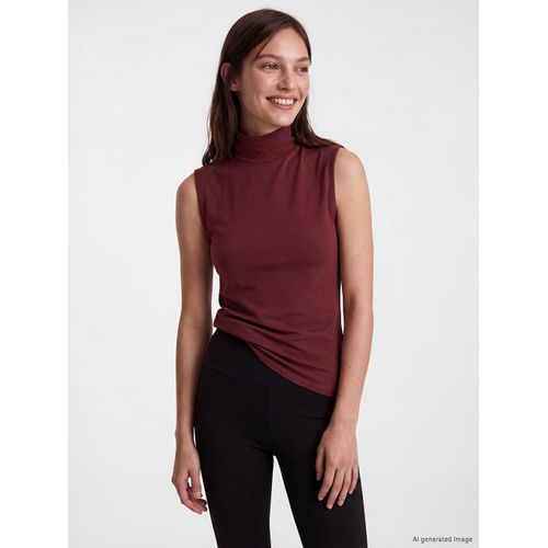 Mock Neck Women's Vest