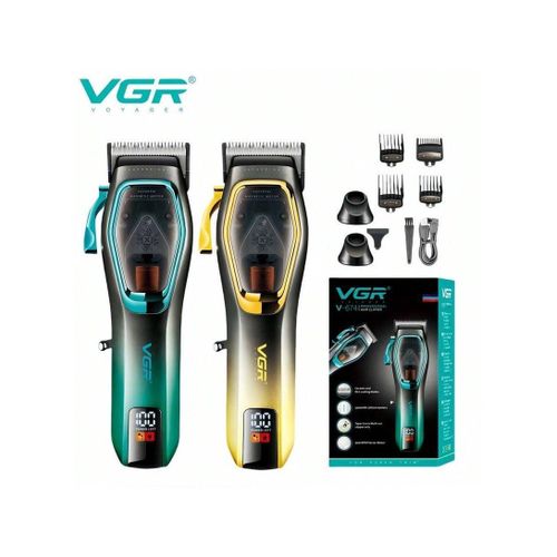 Professional Cordless Hair Trimmer - V-674 Multicolor