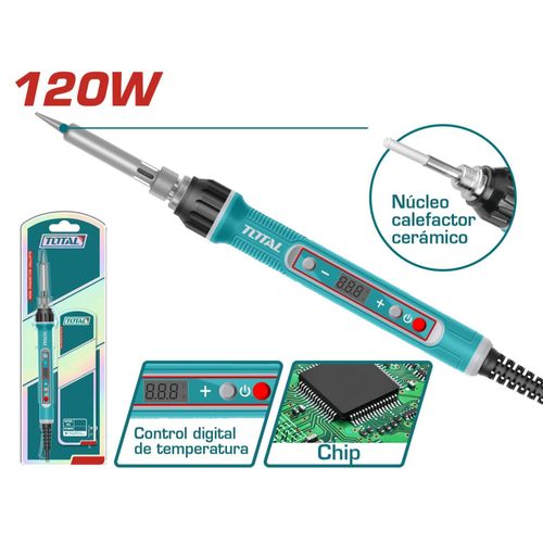 120W Digital Soldering Iron with Ceramic Heater