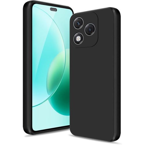 Case for Honor 400 Lite Case, Soft Silicone Case with Camera Protection, Slim Cover with Soft Anti-Scratch Microfibre, Black