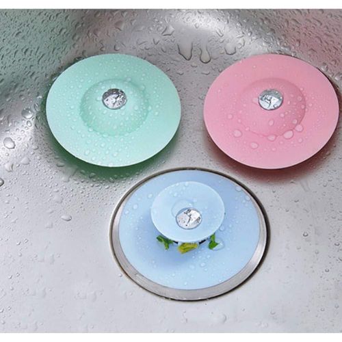 Silicone Sink or Bathtub Stopper - Retractable