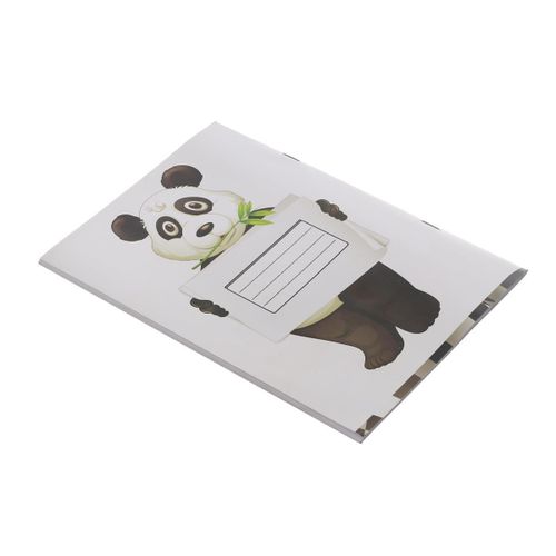 Stapled School Graph Exercise Book 28 Sheets Bear Couché Cover 16 * 22.5 cm