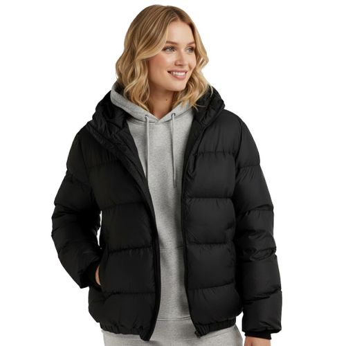 Waterproof Puffer Jacket with Removable Hood