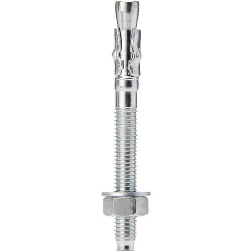 AHC K-ZYTB880B5 M8 x 80 mm Through Bolts - Zinc Plated (Pack of 5)