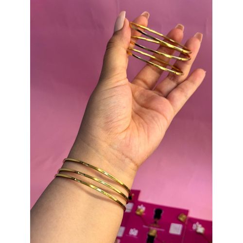 maya accessories set of 2 ghawiesha pure stainless steel gold plated