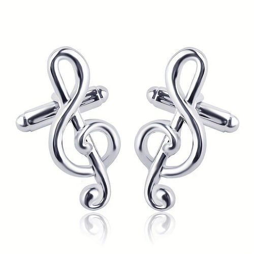 Luxury metal cufflinks with an elegant design that reflects good taste and luxury in every look