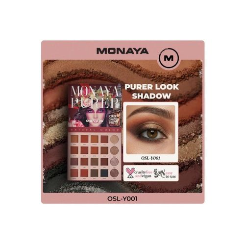 20-Shade Purer Color Eyeshadow Palette - Vibrant, Long-Lasting, Cruelty-Free