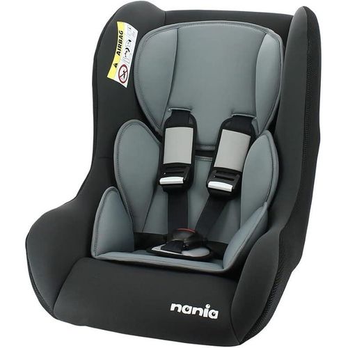 Kids Car Seat with Safety Harness – Padded & Comfortable – Grey and Black