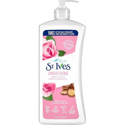 ST Ives Smoothing Body Lotion with Rose and Argan Oil - 621 ml