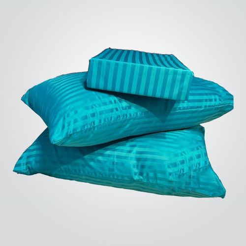 Silk Duvet Cover - 3 Pieces - Stripe - Consists of Comforter and 2 Pillow Cases 50 * 70 (Turquoise, 240 * 260)