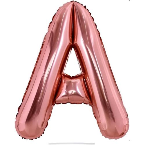 Letter Balloons for Party Decorations Birthday Balloons Rose Gold Rose Gold Letter A