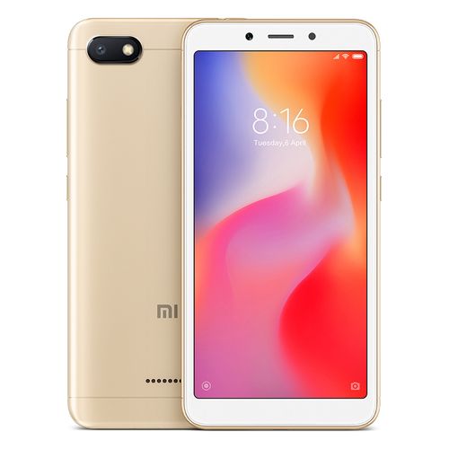 Redmi 6A موبايل 5.45 بوصة - 16 جيجا - 4G - ذهبي