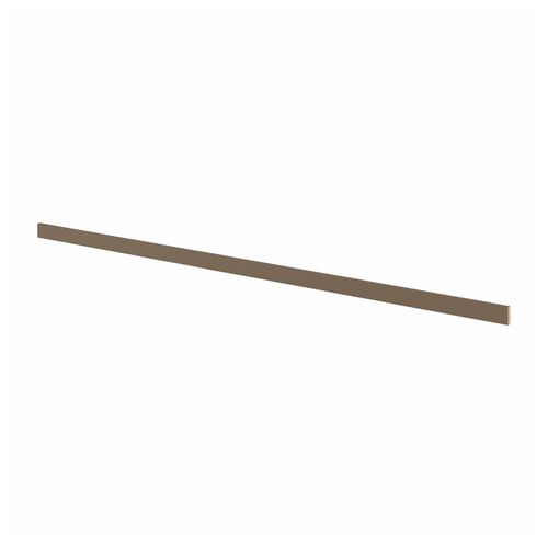 Rounded deco strip/moulding Brown fiberboard, glossy, 25-year guaranteed