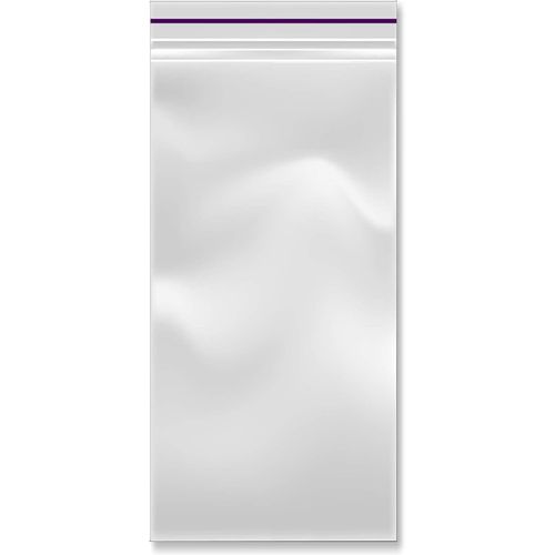 Zip Lock Polybag 3x7 Clear Plastic Resealable Bags - 2 Mil Reclosable Small Ziplock Poly Bags Pack of 100