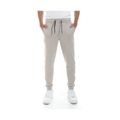 Plain Casual Trousers - Off White