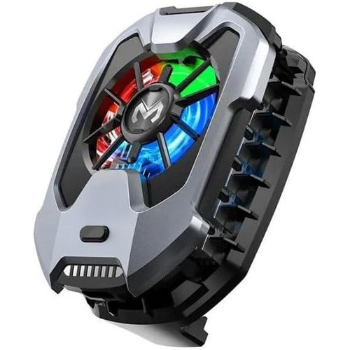 DLA8 Mobile Phone Cooler, Fast Semiconductor Cooling Fan for Gaming Cooling, Back Clip with Type-C Port and Heatsink
