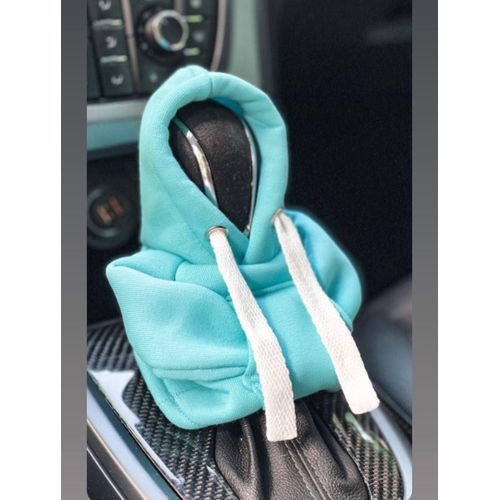 Car gear shift knob cover in bright colors, suitable for most cars. Car gear shift knob cover, fleece gear shift knob cover, stylish gear shift knob cover, interior car accessory (color sent randomly).