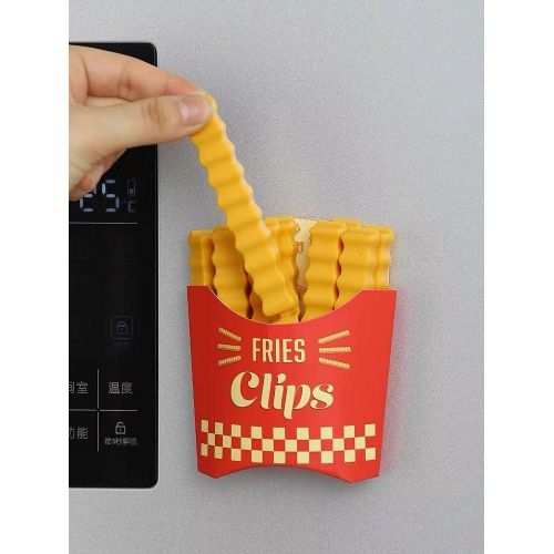 Bag Sealing Clips Cute Cartoon Magnetic Fridge Magnet Snack Bag Food Seasoning Sealing Clip Moisture-proof and Fresh-keeping - 12 Pieces
