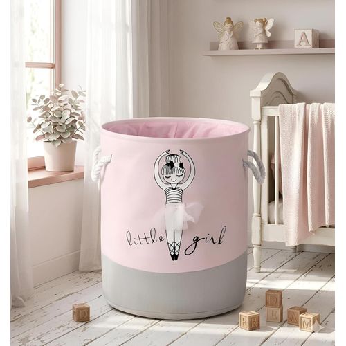 Laundry Basket- Foldable fabric container for children's clothes and toys, enhances the aesthetics of the bedroom while providing storage, durable construction for everyday use, perfect for boys and g