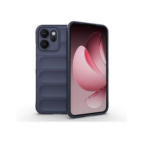 Magic Shield Mmobile Case made of TPU + Silicone, Shockproof, Compatible with Oppo Reno 14F (Blue)