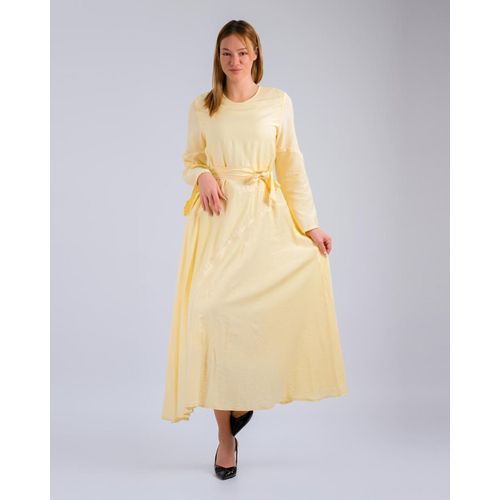 Yellow Cotton Girls Dress