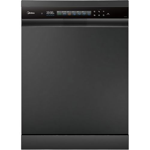 Dishwasher 15 Place Settings, 6+3 Programs, Inverter Quattro Motor, 3 Racks, Ion DishFresh Sterilization, Touch Screen, Active Open Dry, Black – MDWEF1533GUR(BS)-WU-EG