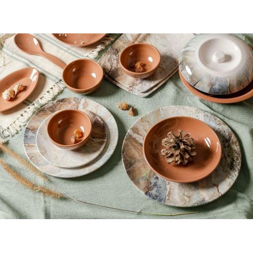 Unbreakable Pure Melamine Dinnerware Set