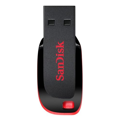 اشتري Sandisk 16GB Cruzer Blade USB Flash Drive Black / Red في مصر