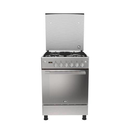 ZCG64396XB – Free Standing Cooker – 60 cm – Hot & Cooling Fan – Digital Timer – Cast Iron Support – Full Safety – Brushed Stainless Steel