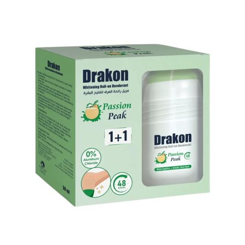 دراكون رول اون مزيل عرق باشون 50 مل 1+1