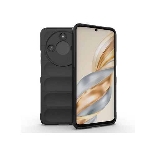 جراب هاتف Honor X9C - غطاء من مادة TPU المقاومة للصدمات والسيليكون أسود