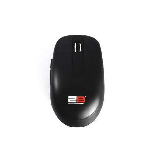 (MO866) 2.4GHz Rechargeable Wireless Optical Mouse with 5 keys - Black