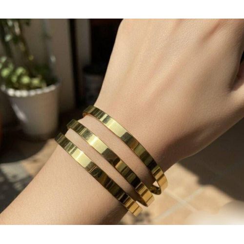 Pure Distinction Set (3 Plain Bangles) – The Magic of Simplicity and Shine