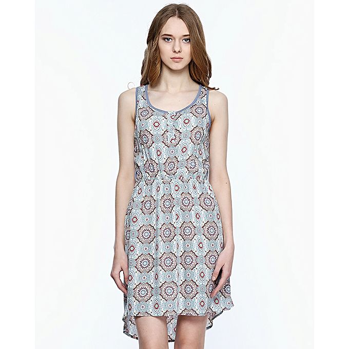 اشتري Ravin Fashionable Short Dress - Multicolour في مصر