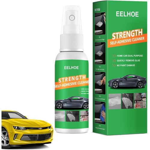 Adhesive Remover Gel Spray, Professional Strength Car Windshield Sticker Cleaner Spray, Safely Removes Glue, Stickers, Tape, Gum, Dye Marks, 120ml