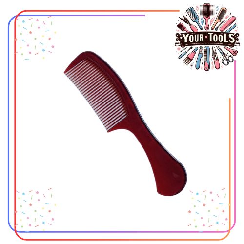 Hair Comb - Brown - 1 Pc