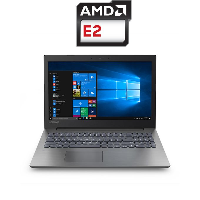 IdeaPad 330-15AST لاب توب - AMD E2 - رام 4 جيجا - هارد HDD 1 تيرا - شاشة HD 15.6 بوصة - رسومات AMD - DOS - أسود