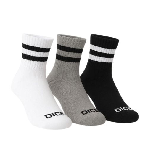 Dice - Set Of (3) High Soket Cotton Socks - For Men