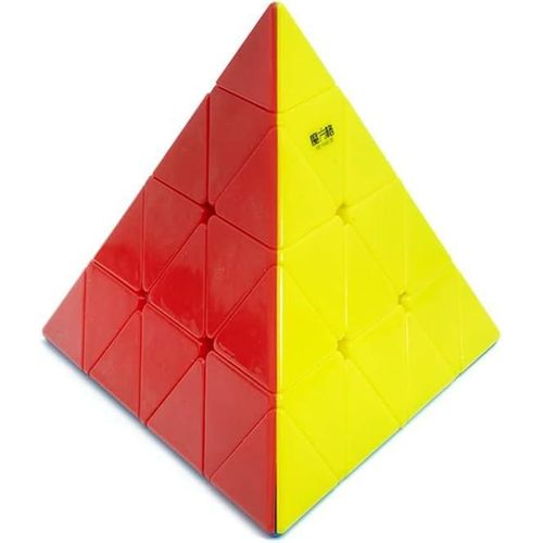 QiYi MoFanGe 4x4 Master Pyraminx Stickerless Speedcube Puzzle Magic Cube