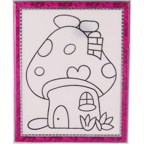 لوحة تلوين من الفوم مع 6 ألوان مائية وفرشاة للأطفال - متعدد الألوان QYGF332-6-4--2302-Multi Color4