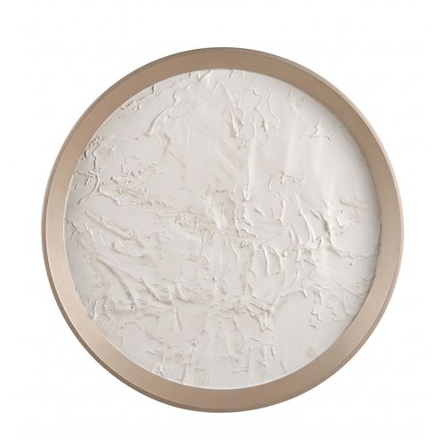 Modern 3D Textured Marble-Effect LED Ceiling Light with Remote Control