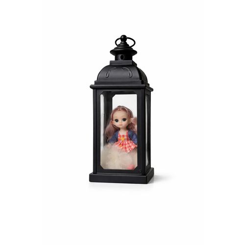 فانوس ديكوري مضيء بداخله دمية – تصميم أنيق للمنازل والهدايا اكريلك