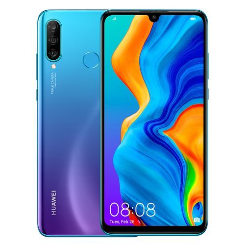 موبايل هواوى Huawei P30 Lite New Edition - 6.15-inch 128GB / 6GB RAM 4G Mobile Phone - Peacock Blue من جوميا