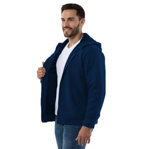 Zipper Hooded Sweatshirt Jacket