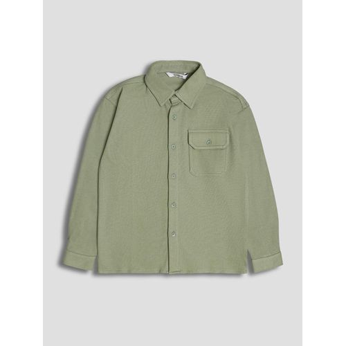Dobby Fabric Boy's Shirt