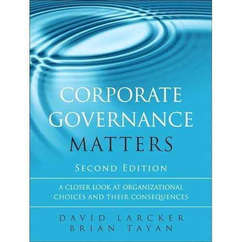 كتاب بييرسون حول حوكمة الشركات: نظرة فاحصة على الخيارات التنظيمية وعواقبها - الطبعة الثانية